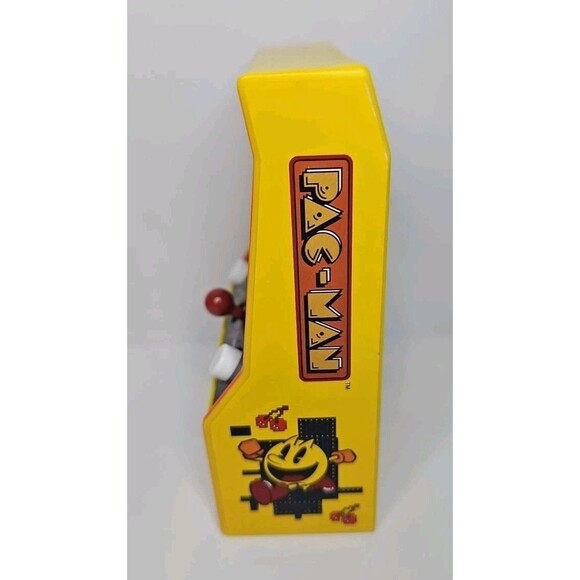 Pac-Man Mini Hand Held Arcade Game Works Great! Bandai Namco 6"x4" - Picture 5 of 6